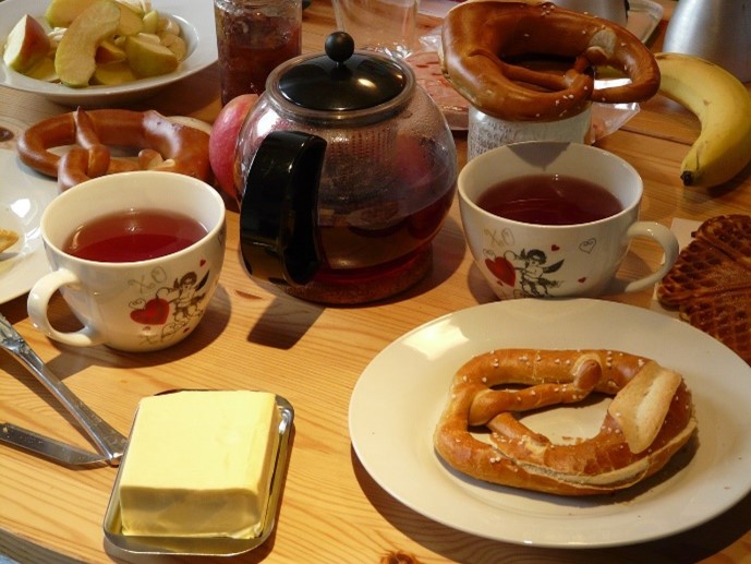 Frühstück in Dänemark